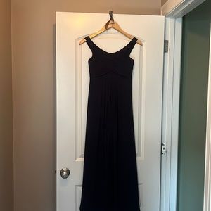 Navy Bill Levkoff Junior Bridesmaid Dress